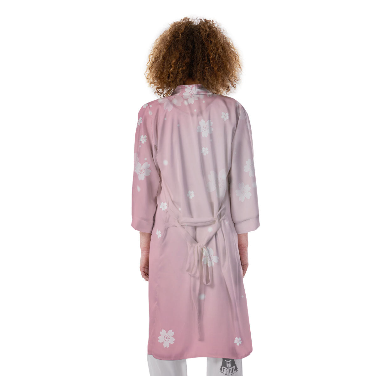 Sparkle Floral Print Kimono-grizzshop