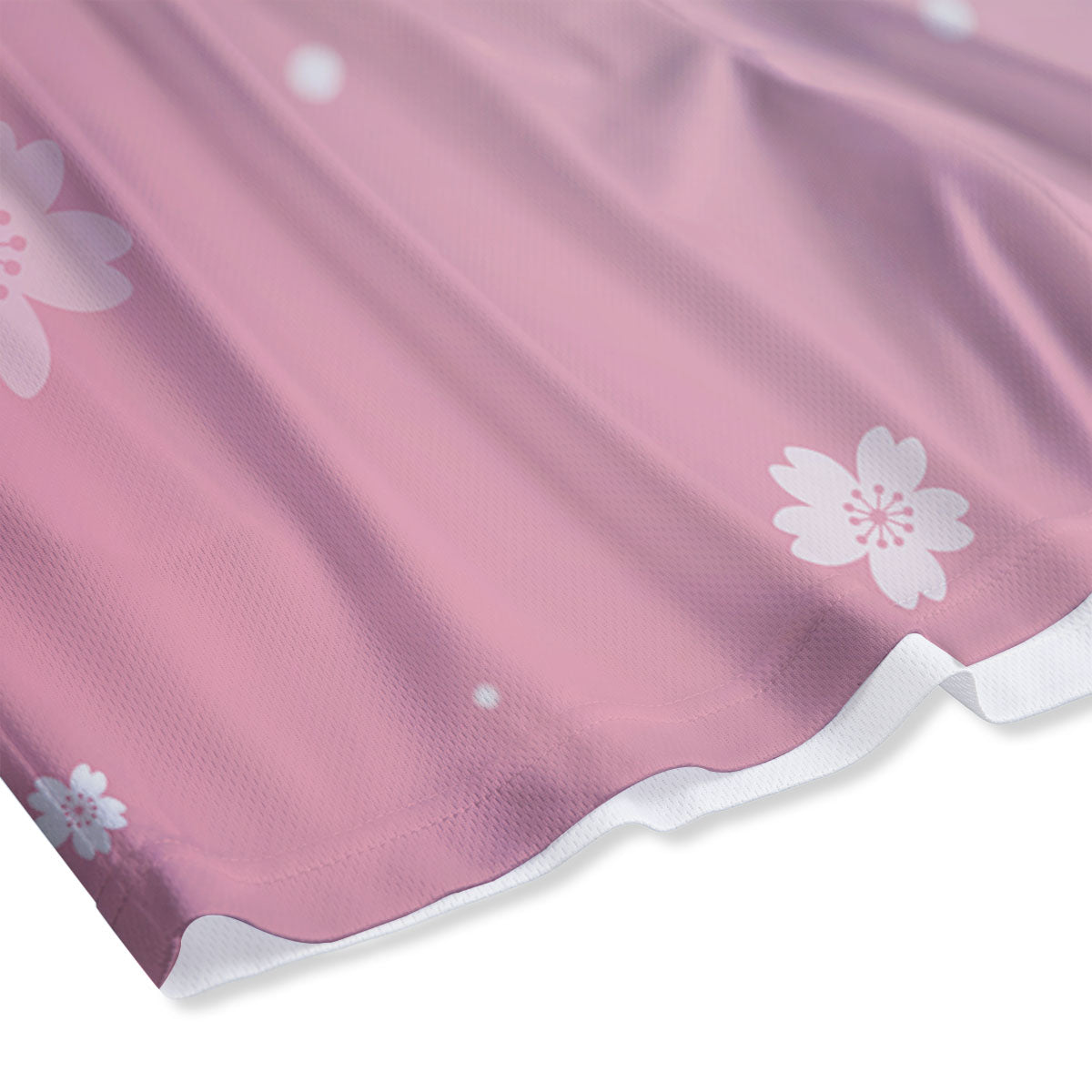 Sparkle Floral Print Mesh Shorts