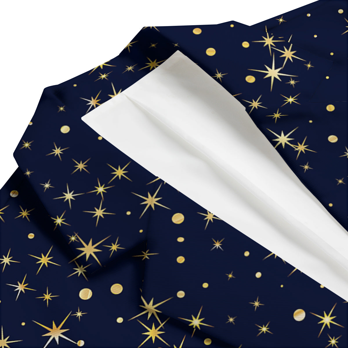 Sparkle Shiny Print Pattern Men's Blazer-grizzshop