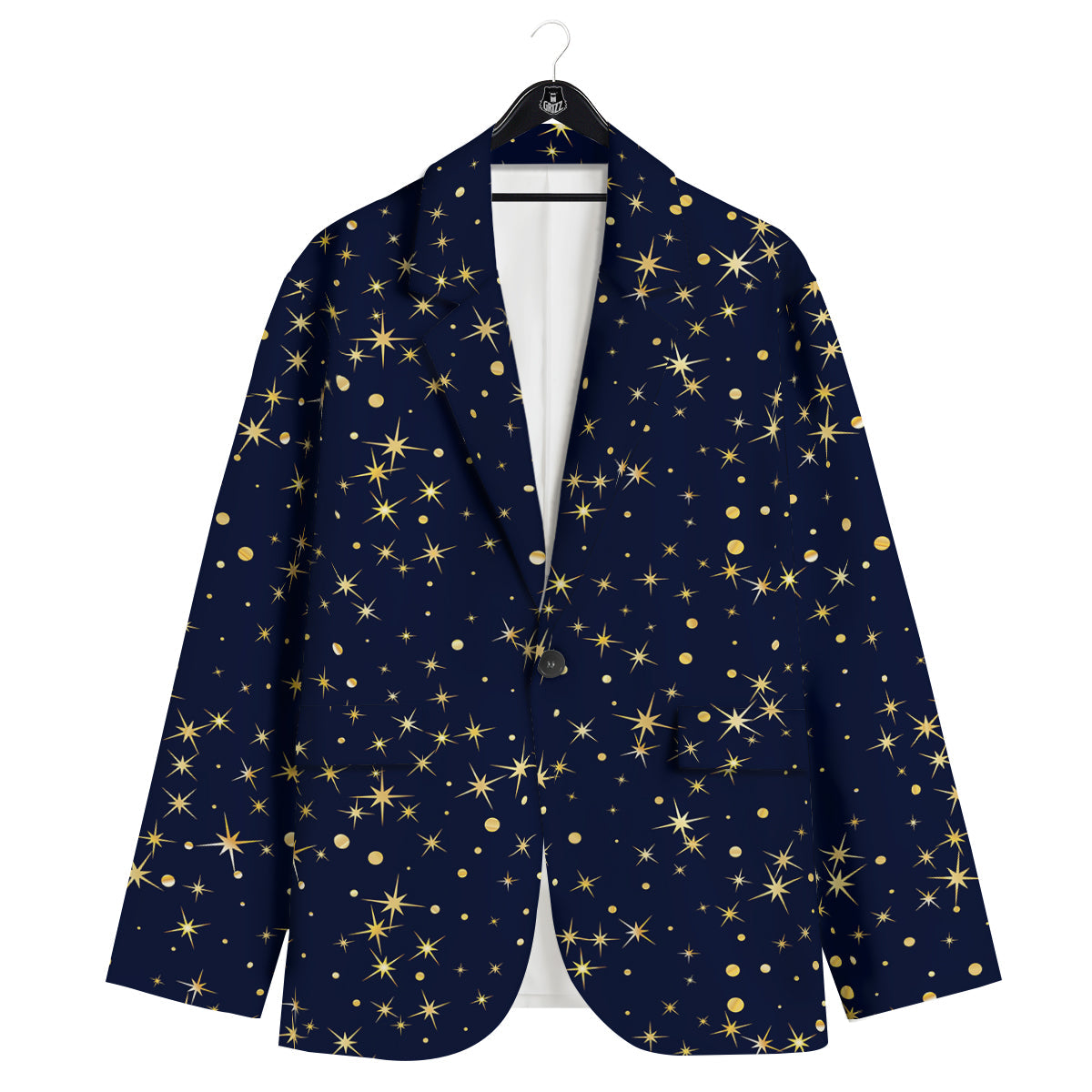 Sparkle Shiny Print Pattern Men's Sport Coat-grizzshop