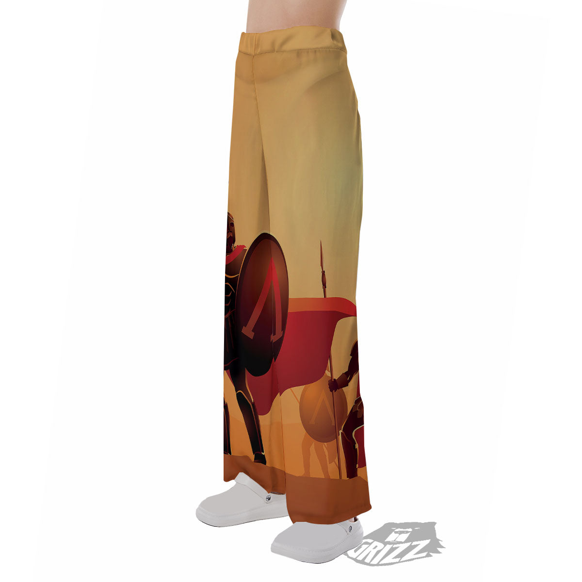 Spartan Ancient Print Pajama Pants-grizzshop