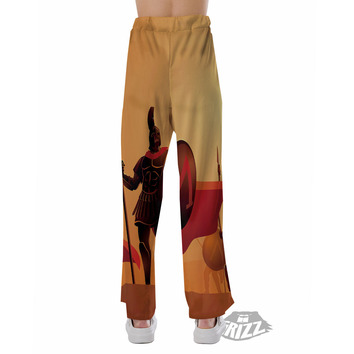 Spartan Ancient Print Pajama Pants-grizzshop