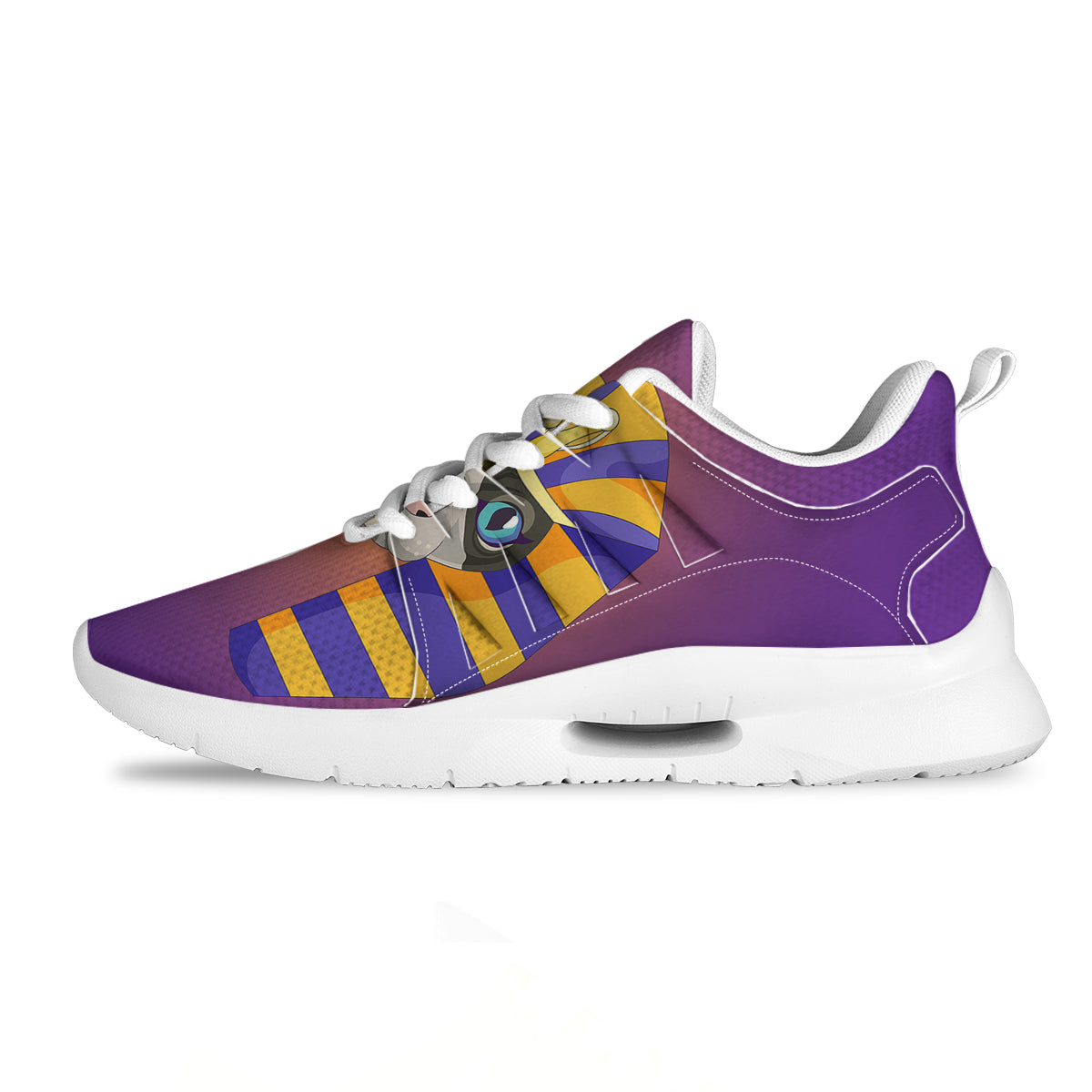 Sphynx Cat Pharaoh Print Tennis Shoes-grizzshop
