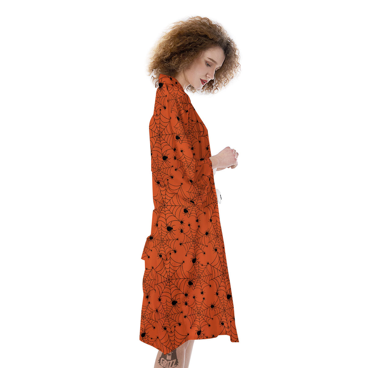Spider Halloween Print Pattern Kimono-grizzshop