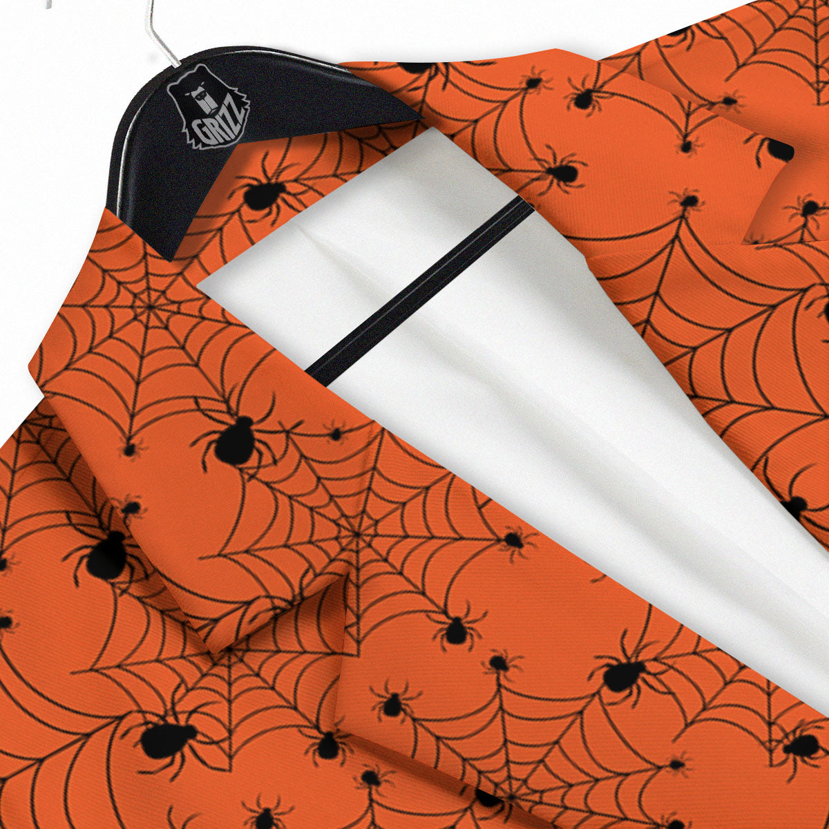 Spider Halloween Print Pattern Men's Sport Coat-grizzshop