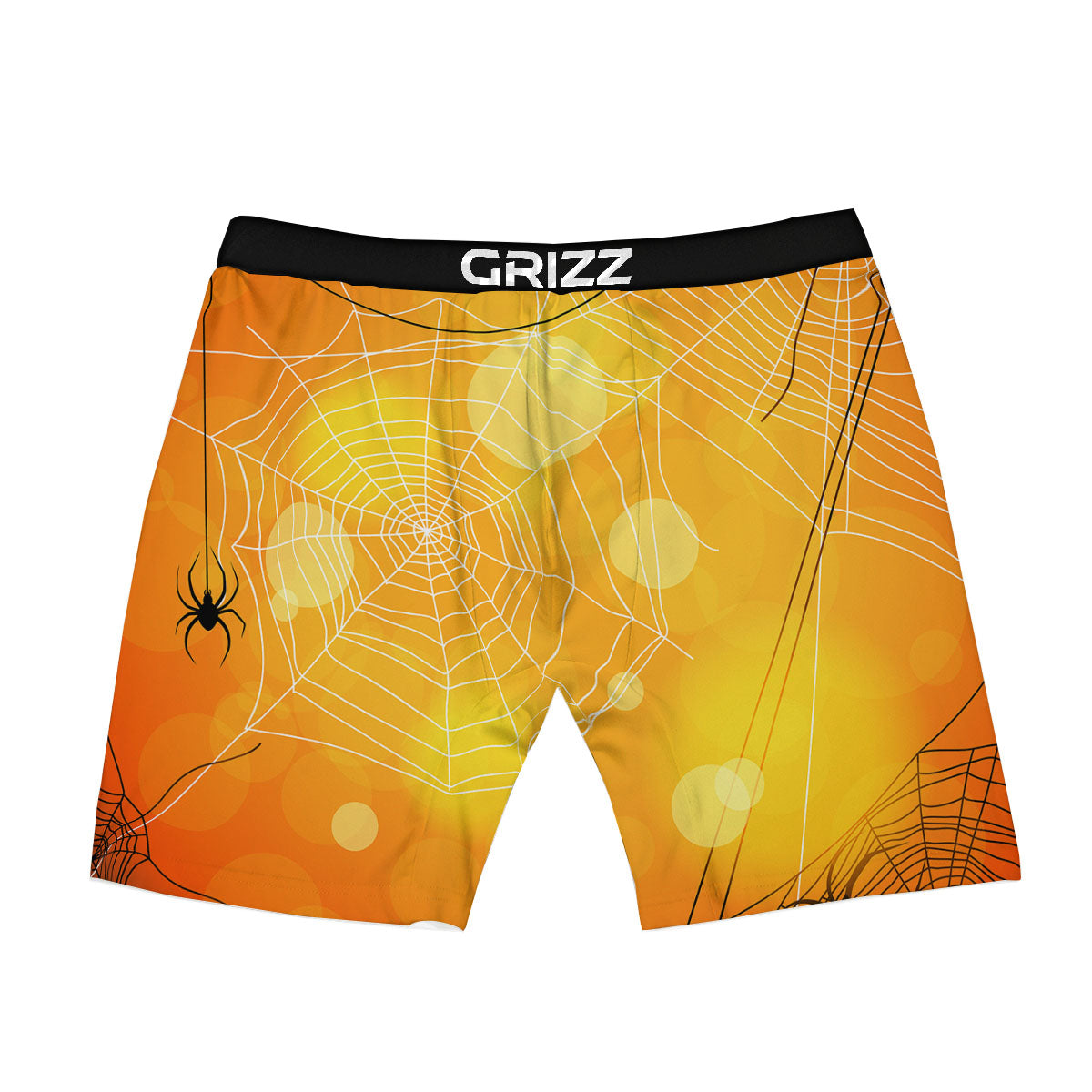 Spider Web Halloween Print Boxer Briefs-grizzshop