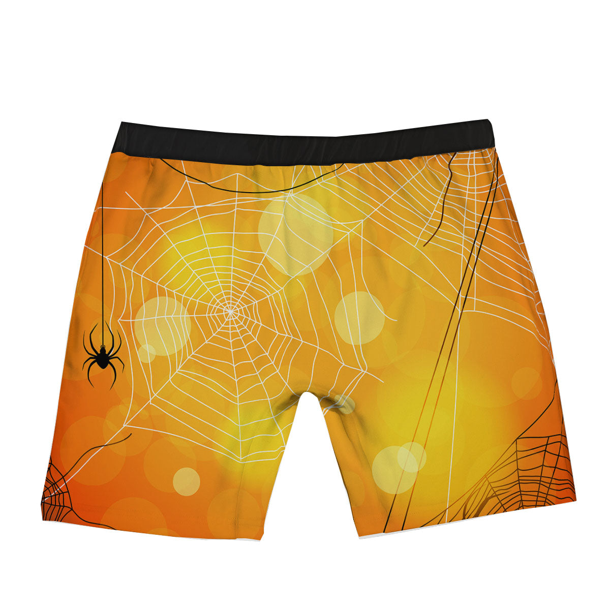 Spider Web Halloween Print Boxer Briefs-grizzshop