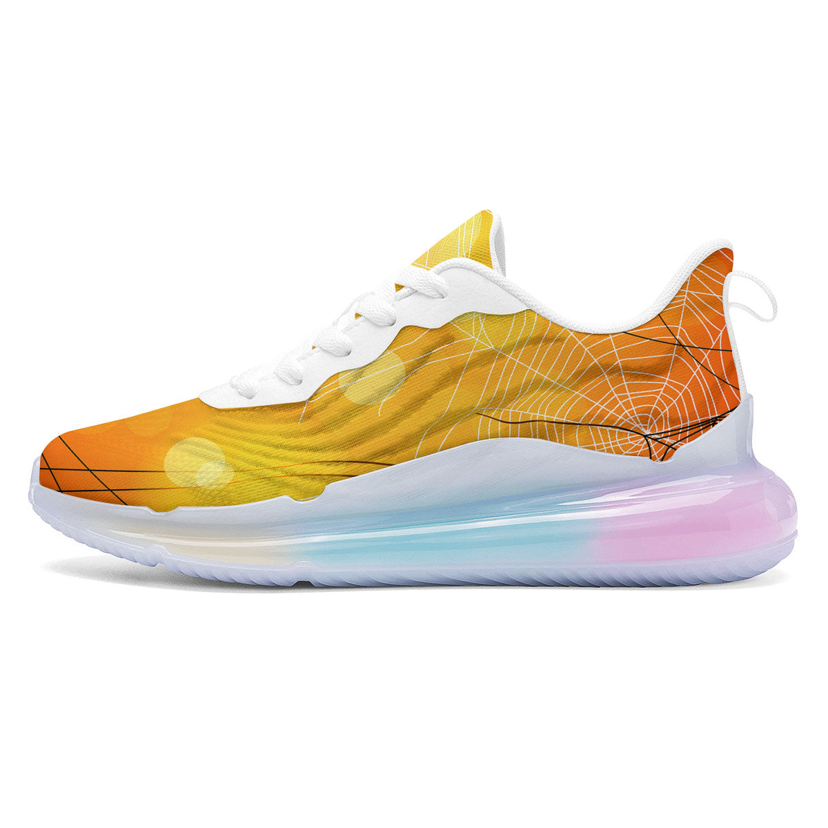 Spider Web Halloween Print Running Sneakers-grizzshop