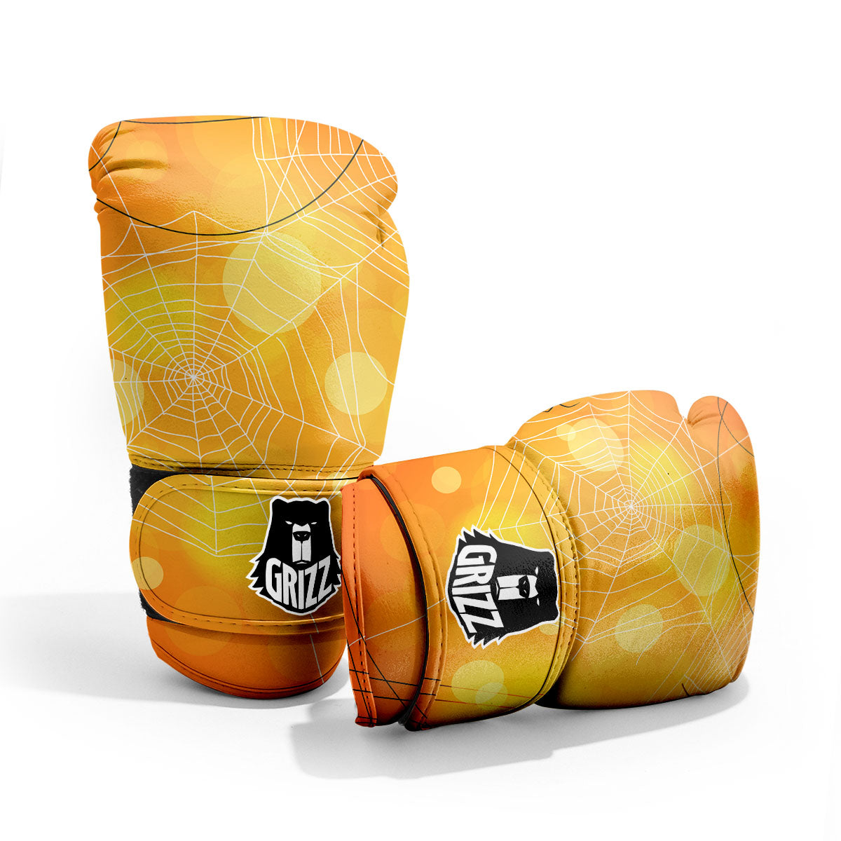 Spider Web Halloween Print Pro Boxing Glove