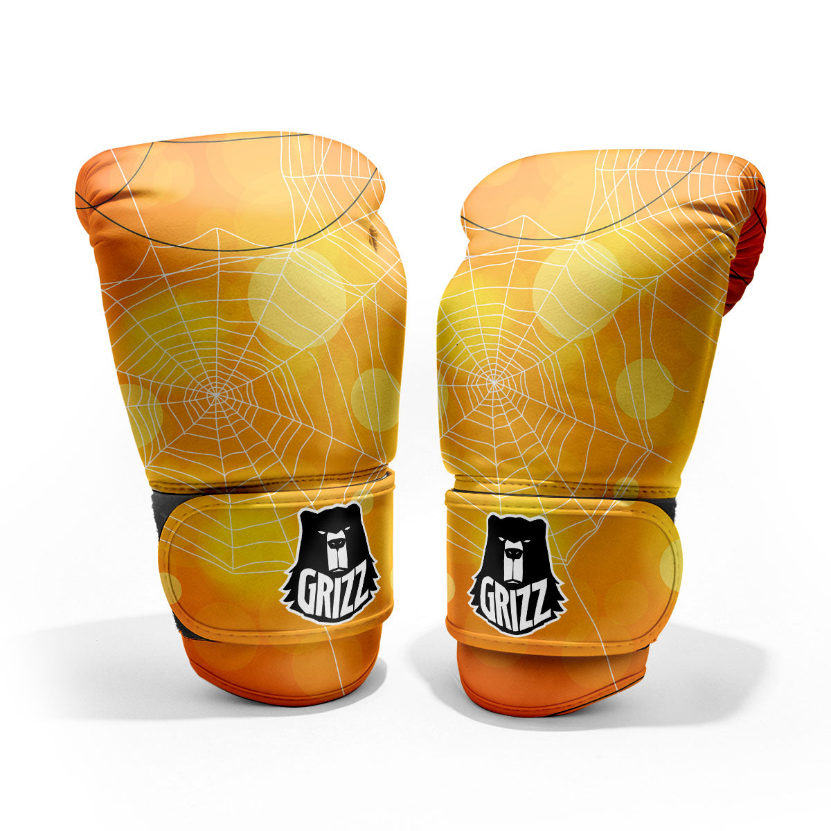 Spider Web Halloween Print Pro Boxing Glove