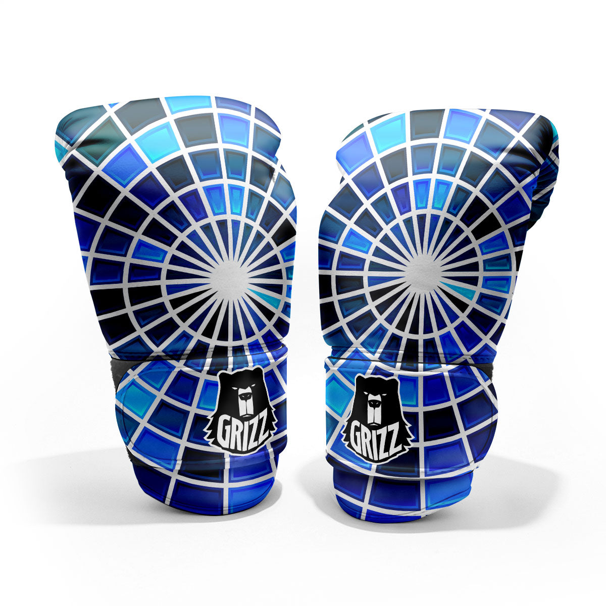 Spider Web Stained Mosaic Print Pro Boxing Glove