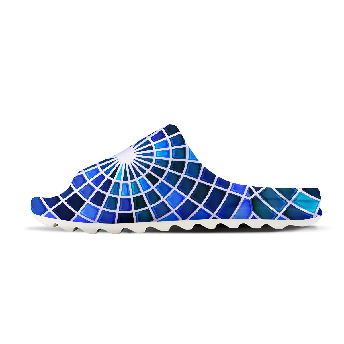Spider Web Stained Mosaic Print Sandals-grizzshop