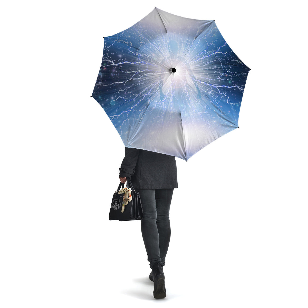 Spirit Blue Abstract Print Umbrella-grizzshop
