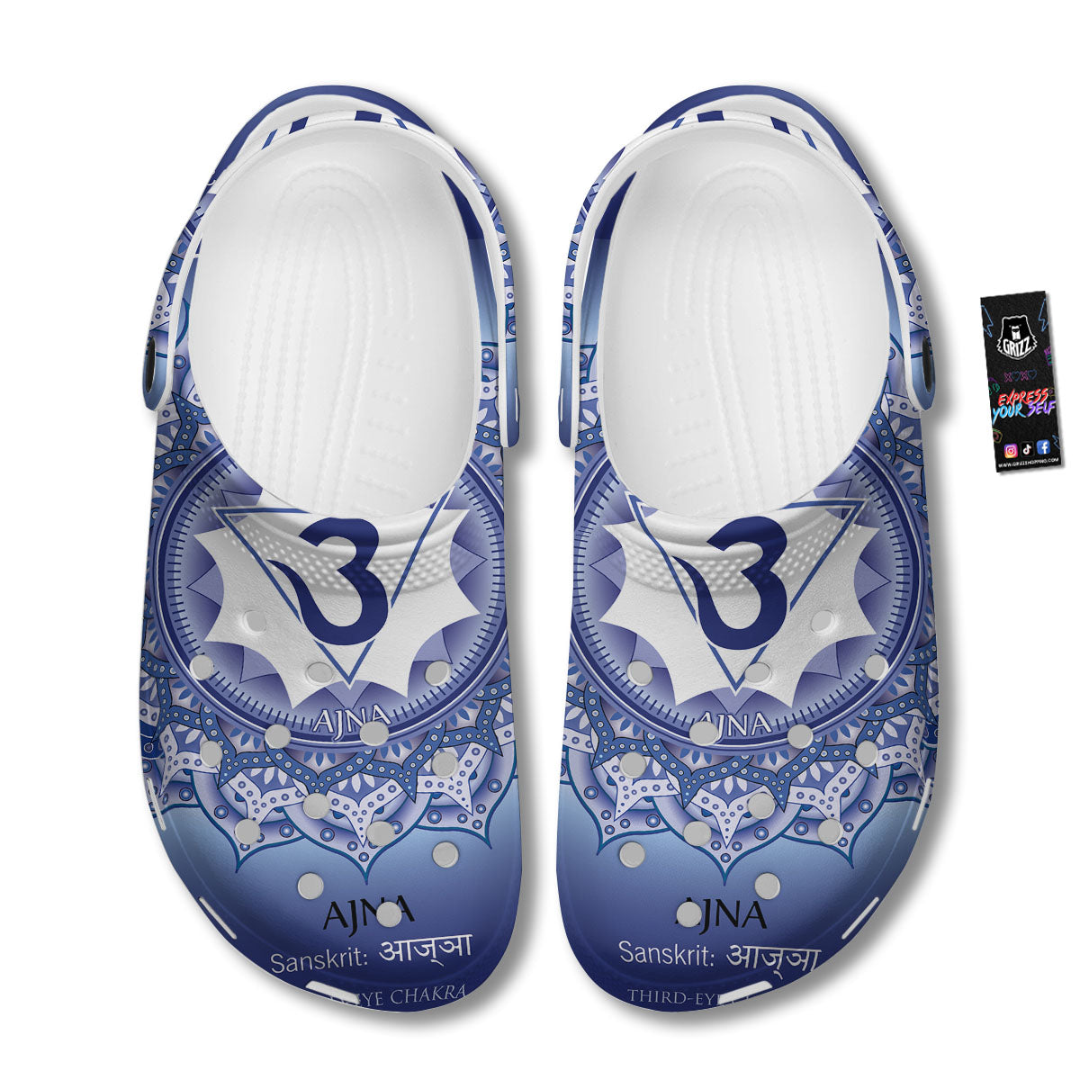 Spiritual Ajna Chakra Print Clog-grizzshop