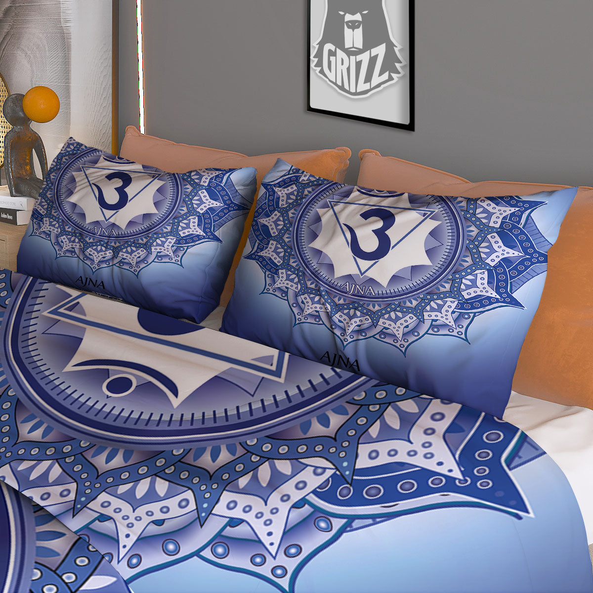 Spiritual Ajna Chakra Print Duvet Cover Bedding Set