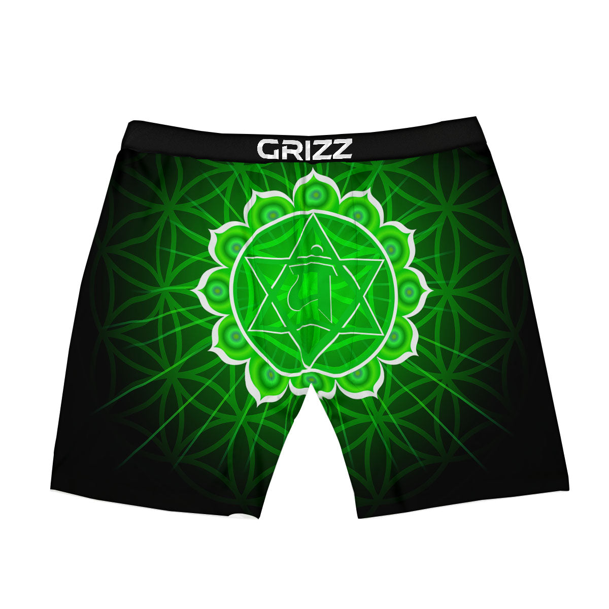 Spiritual Anahata Chakra Print Boxer Briefs-grizzshop