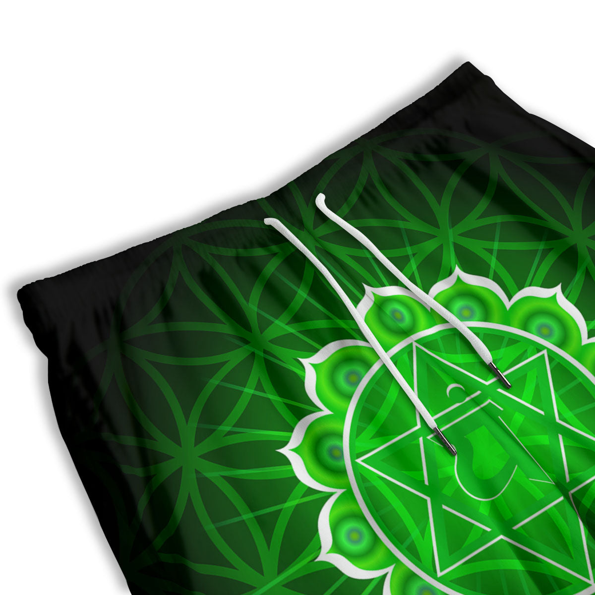 Spiritual Anahata Chakra Print Men's Athletic Shorts