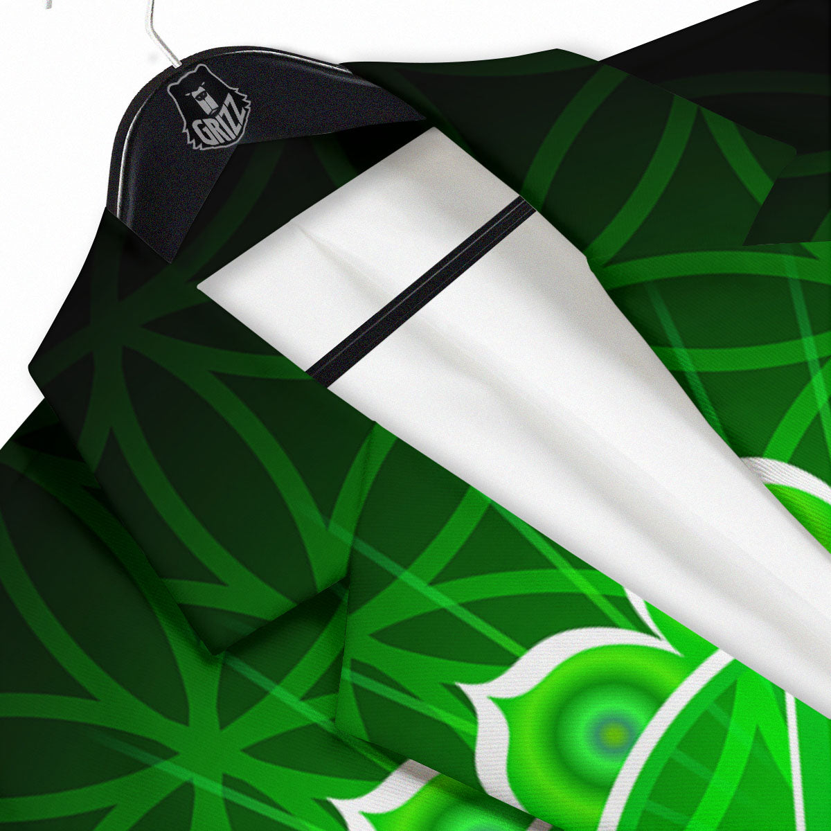 Spiritual Anahata Chakra Print Men's Sport Coat-grizzshop
