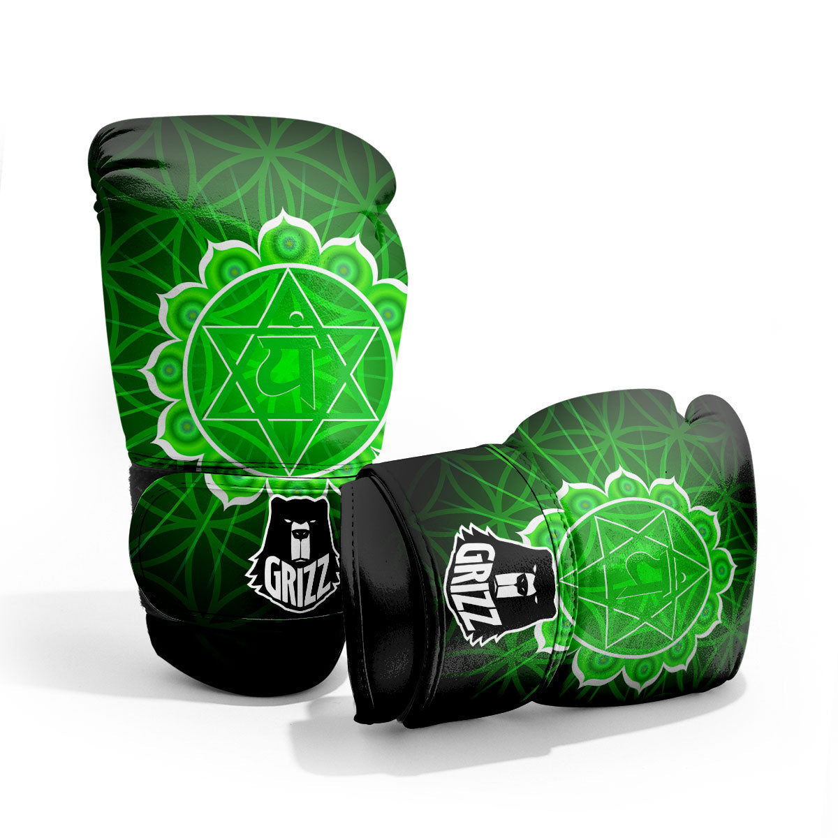 Spiritual Anahata Chakra Print Pro Boxing Glove