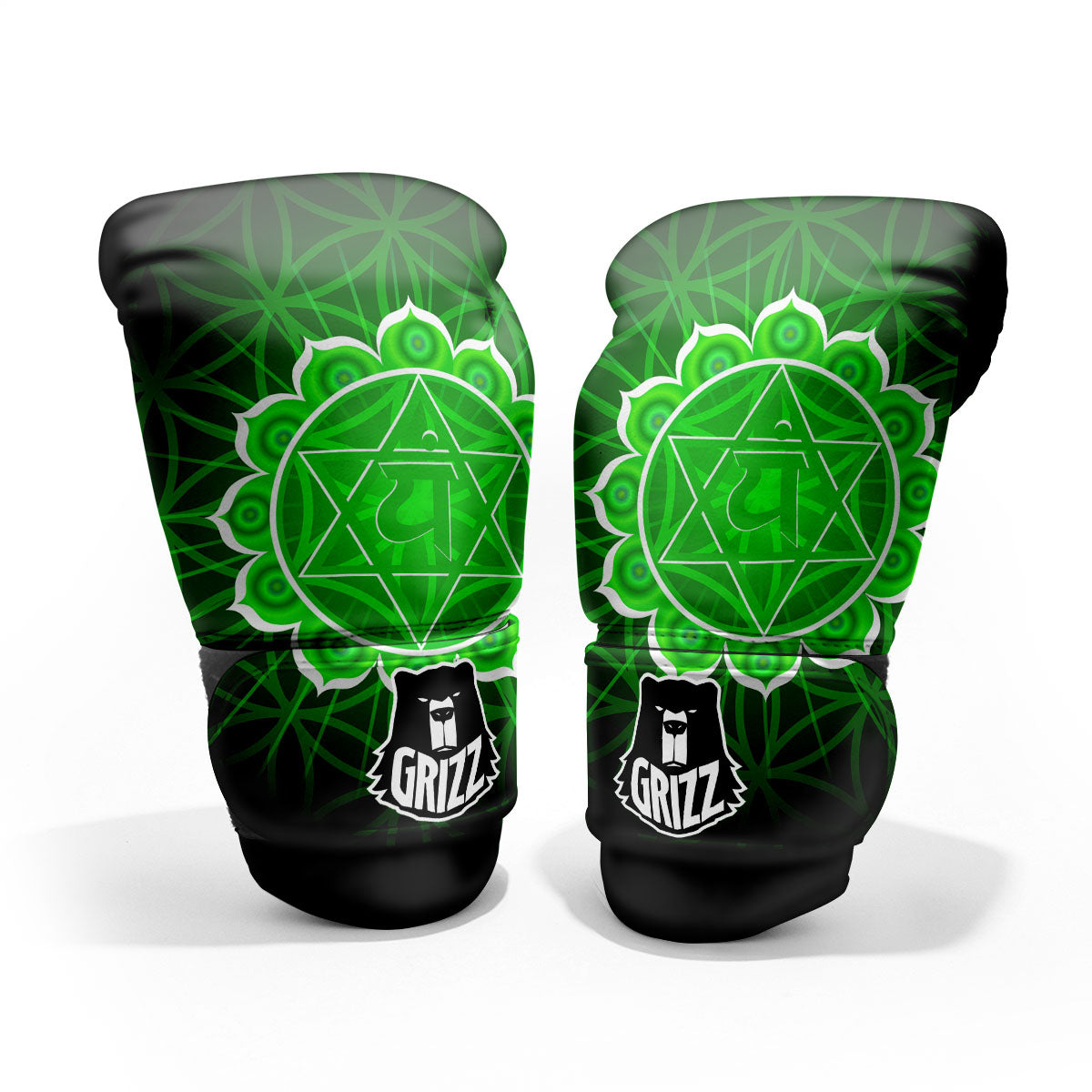 Spiritual Anahata Chakra Print Pro Boxing Glove