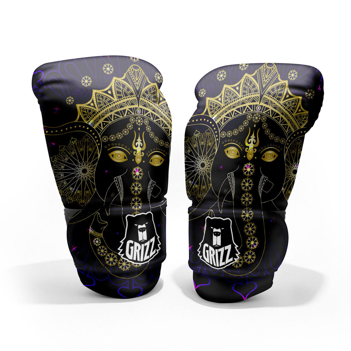 Spiritual Elephant Indian Tribal Print Pro Boxing Glove