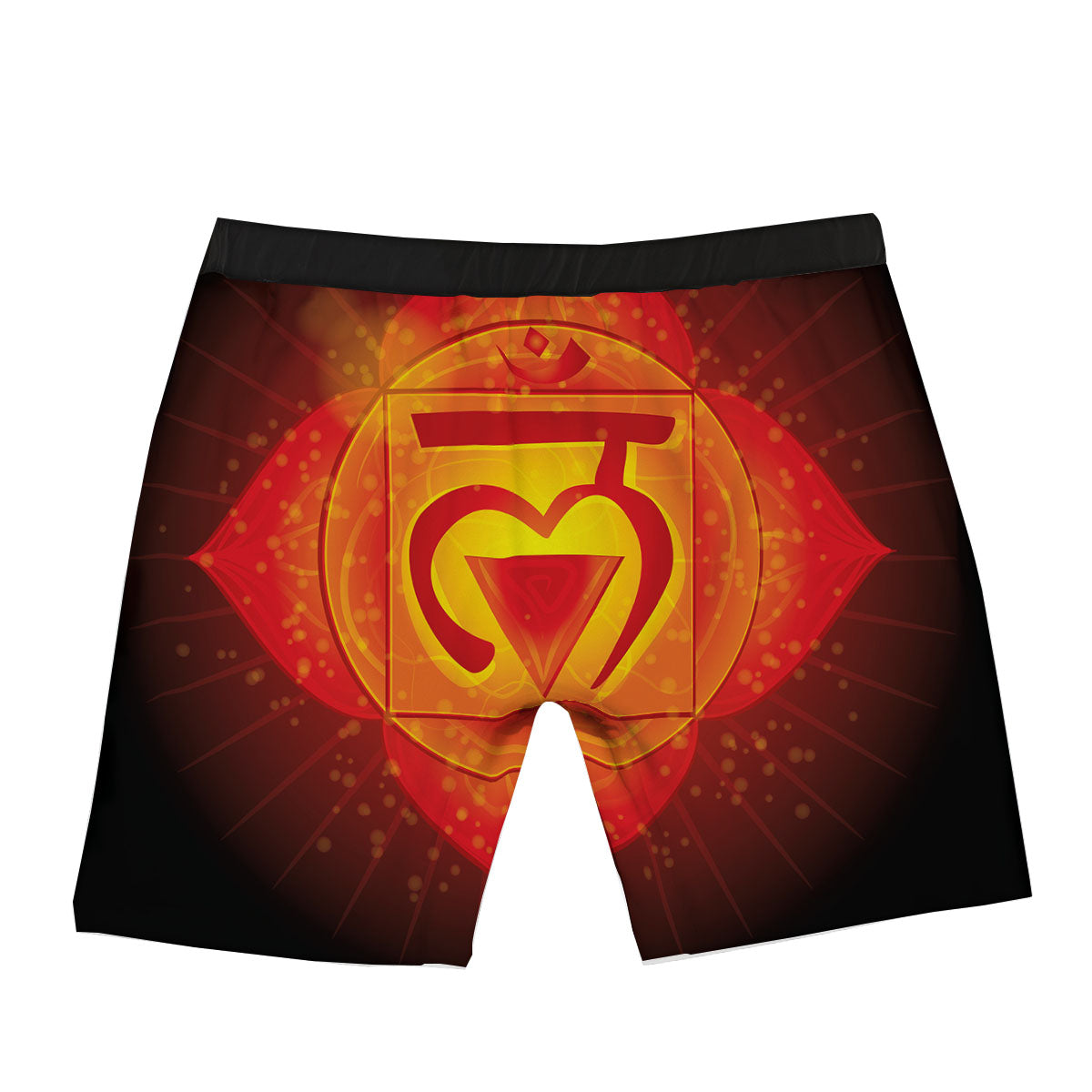 Spiritual Muladhara Chakra Print Boxer Briefs-grizzshop
