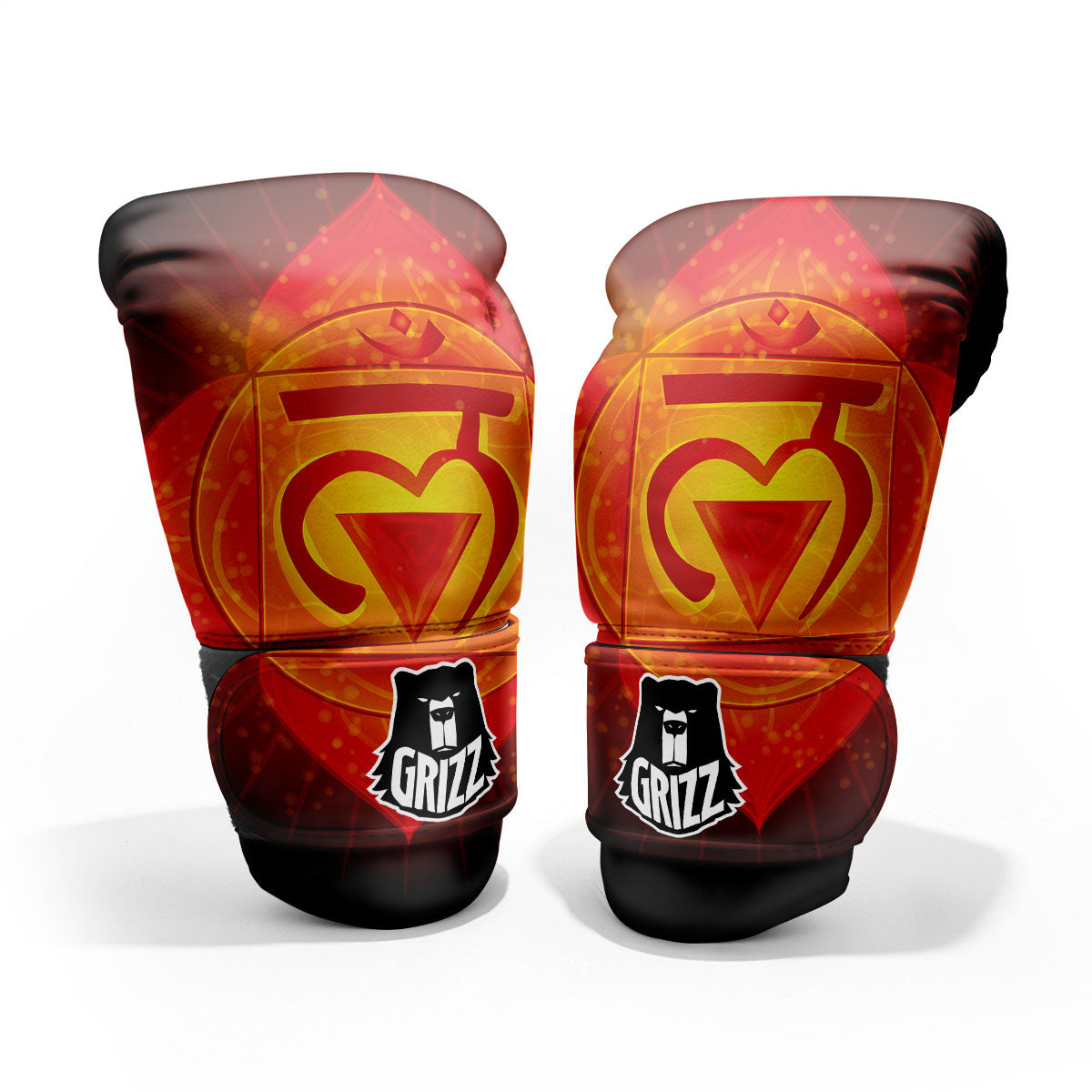 Spiritual Muladhara Chakra Print Pro Boxing Glove