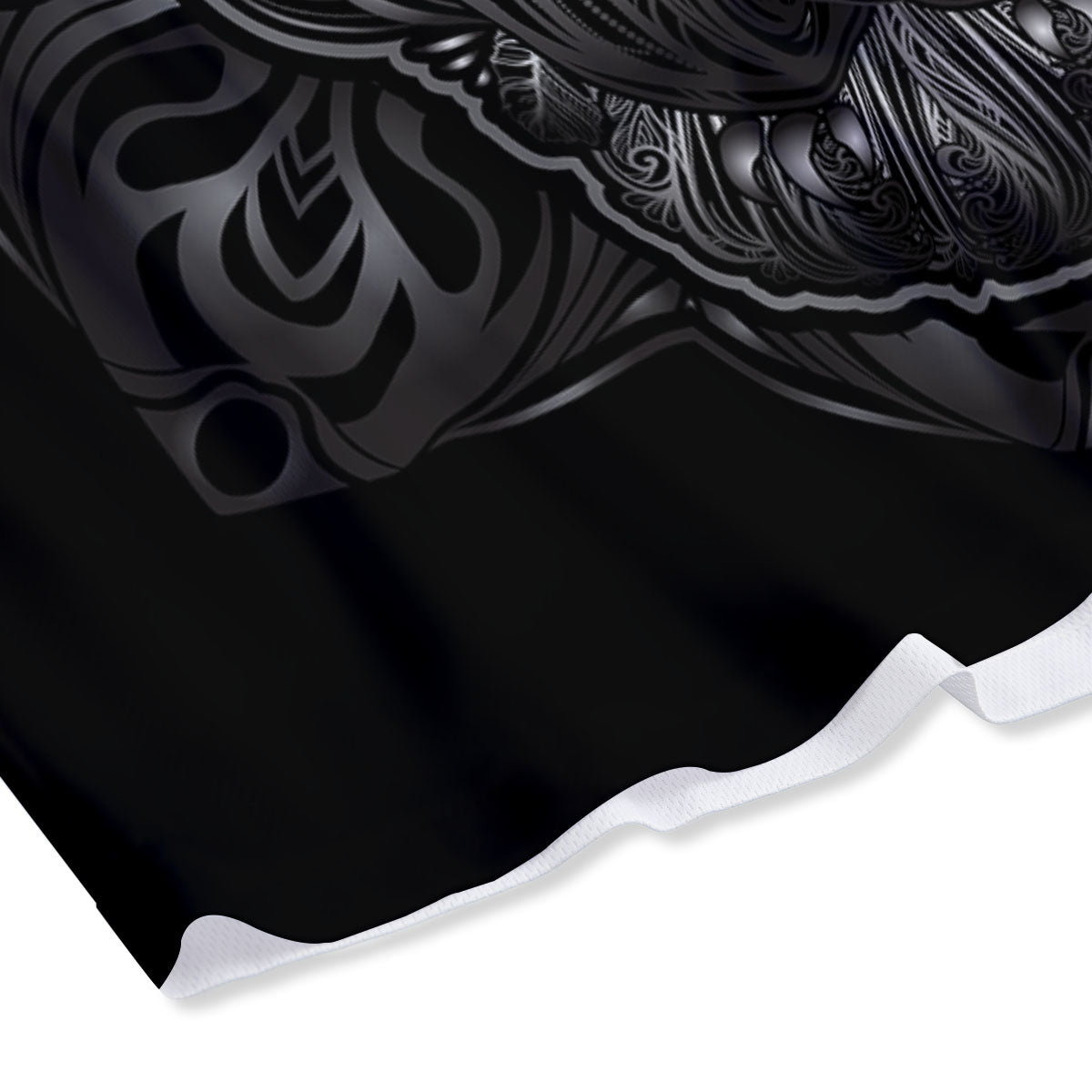 Spiritual Owl Sliver Print Mesh Shorts