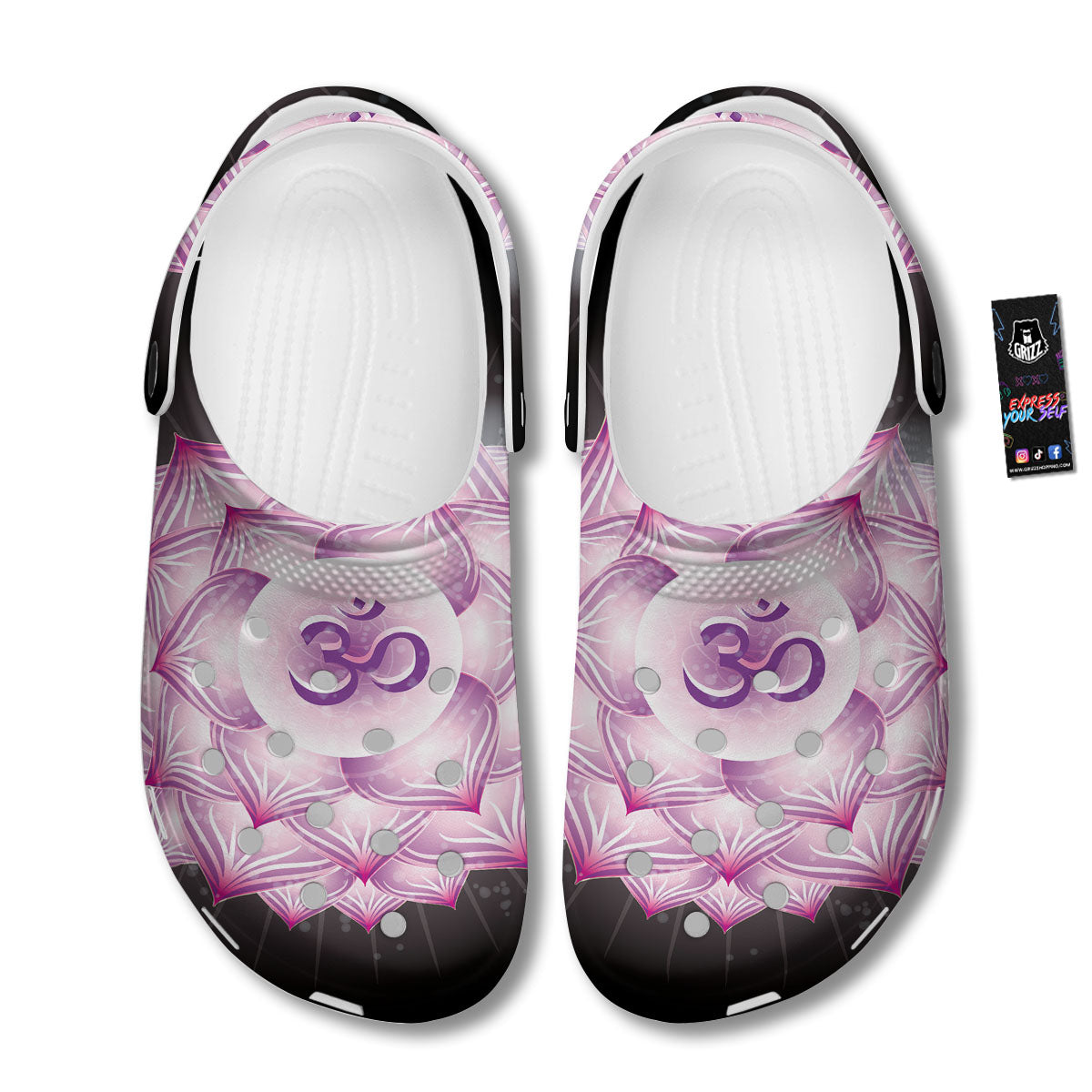 Spiritual Sahasrara Chakra Print Clog-grizzshop