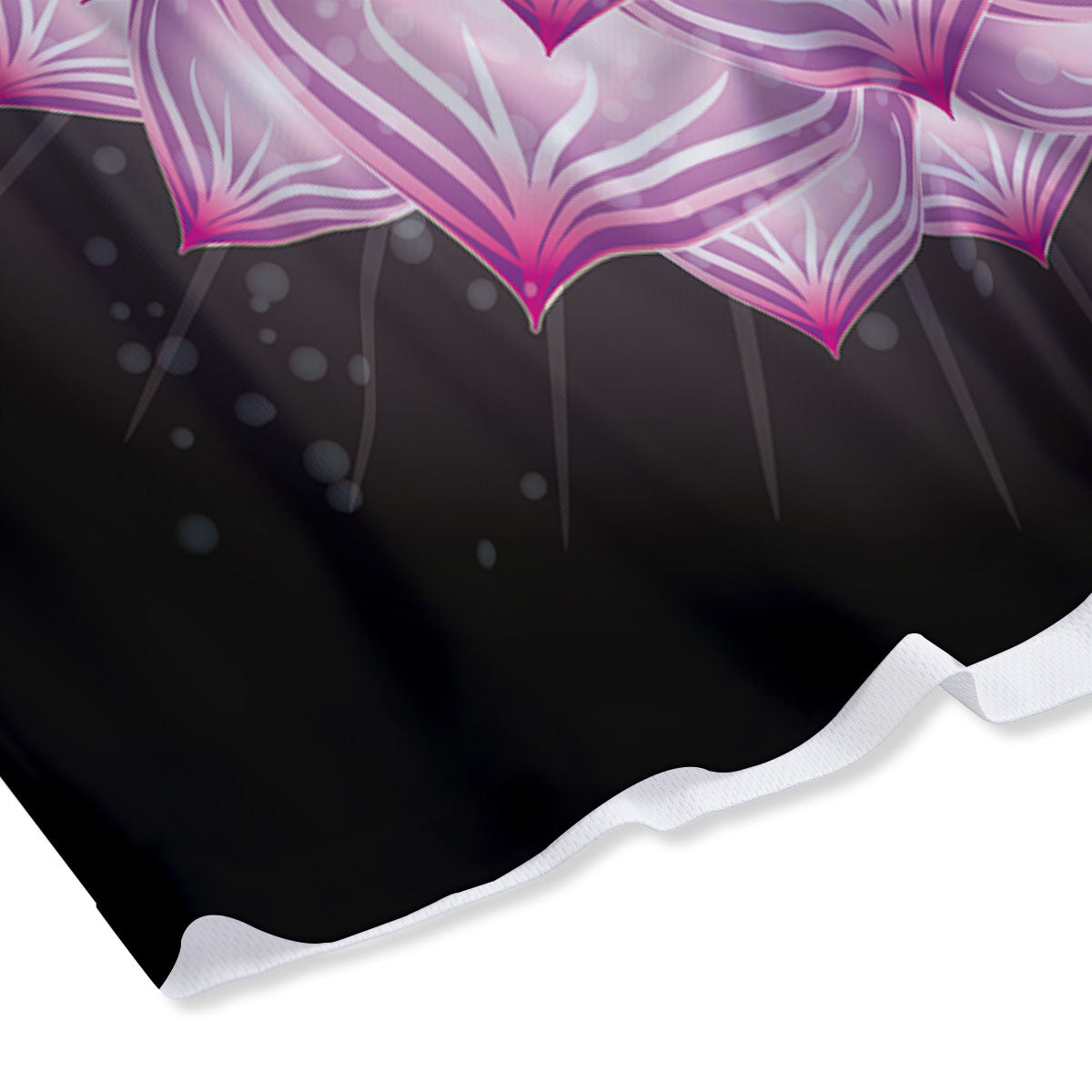 Spiritual Sahasrara Chakra Print Mesh Shorts