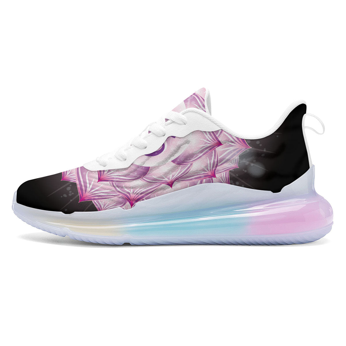 Spiritual Sahasrara Chakra Print Running Sneakers-grizzshop