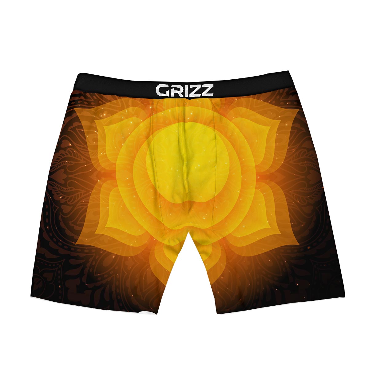 Spiritual Swadhisthana Chakra Print Boxer Briefs-grizzshop