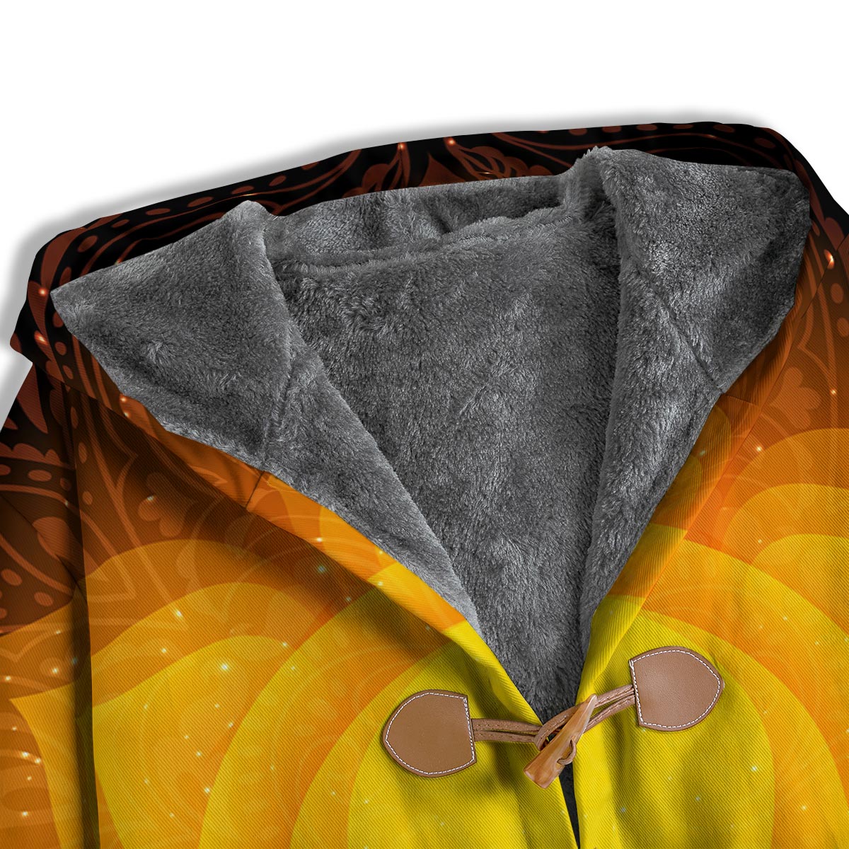 Spiritual Swadhisthana Chakra Print Men's Windbreaker Jacket-grizzshop