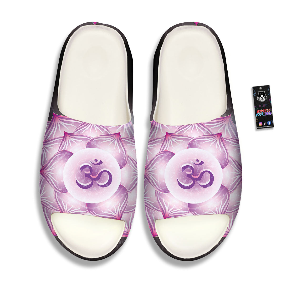 Spiritual Sahasrara Chakra Print Sandals-grizzshop