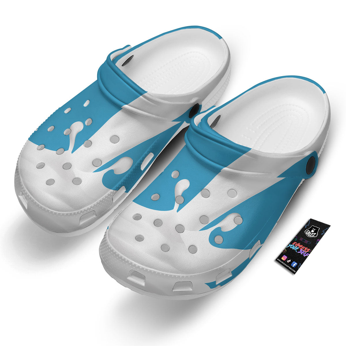 Splash Milk Print Clog-grizzshop