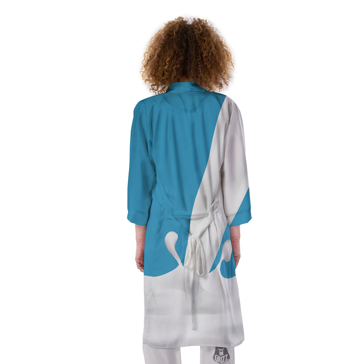 Splash Milk Print Kimono-grizzshop