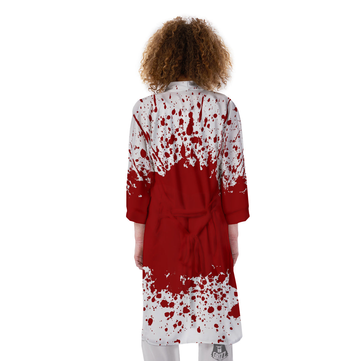 Splashed Blood Print Kimono-grizzshop