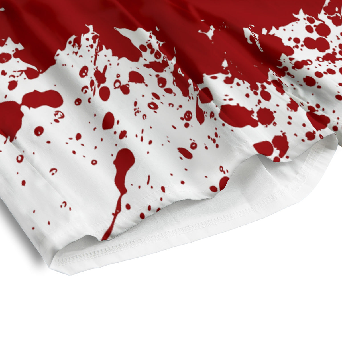 Splashed Blood Print Men's Athletic Shorts