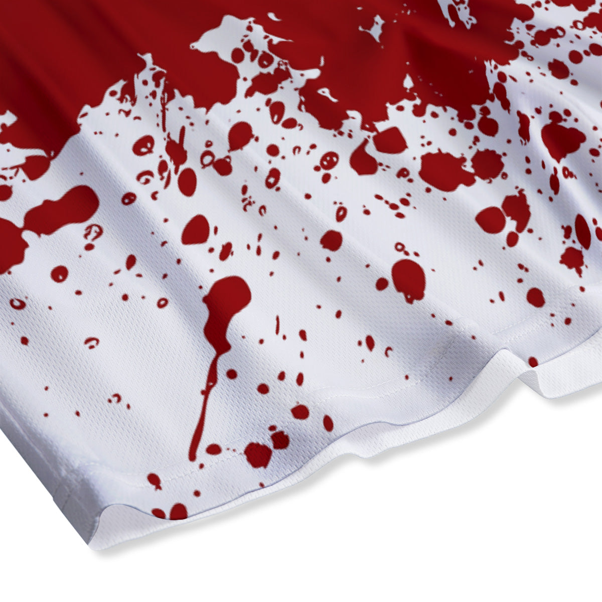 Splashed Blood Print Mesh Shorts-grizzshop