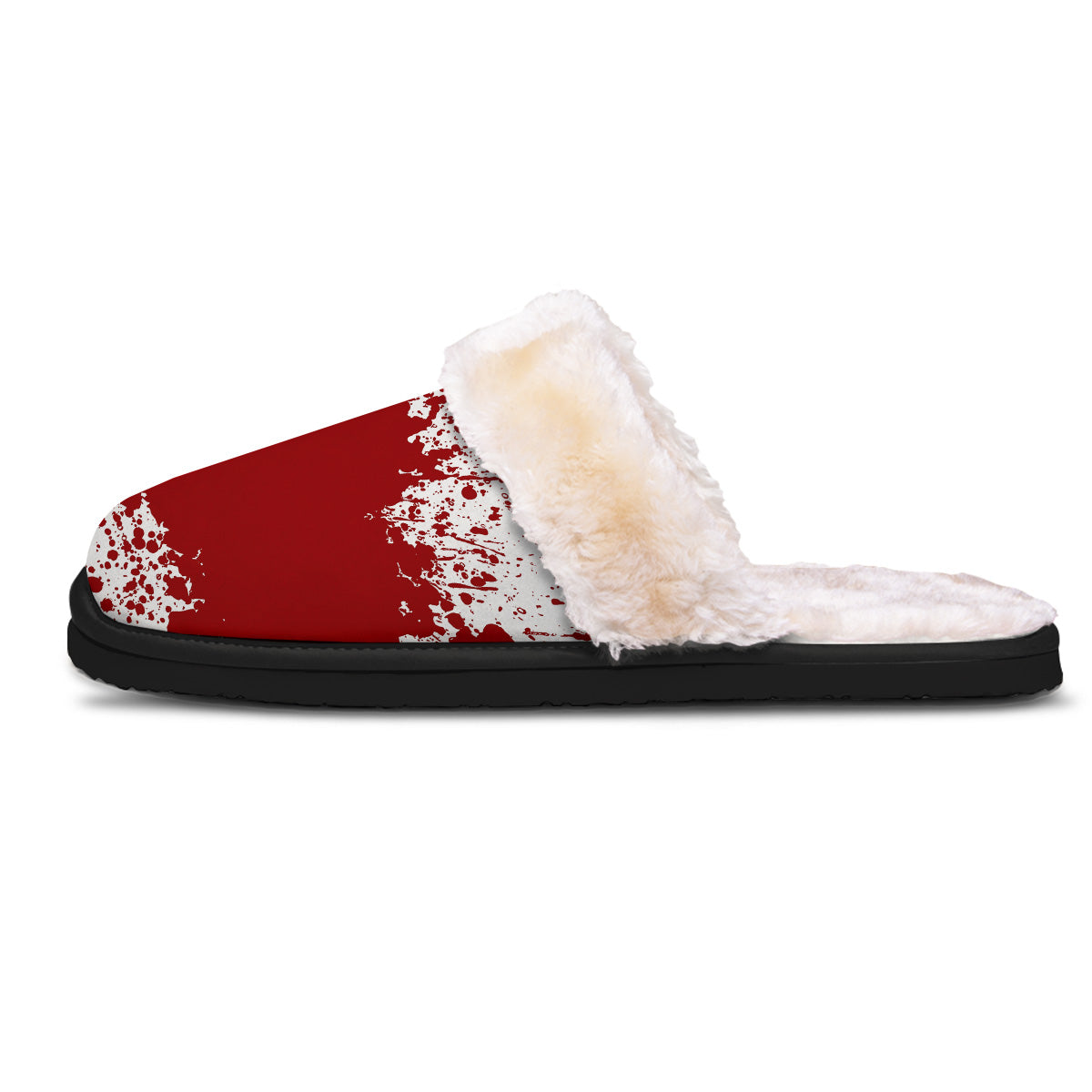 Splashed Blood Print Slippers-grizzshop