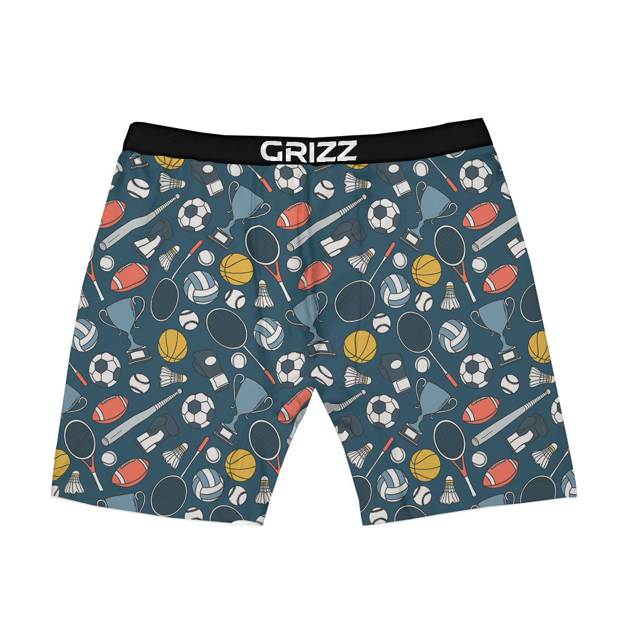 Sport Lacrosse Print Pattern Boxer Briefs-grizzshop