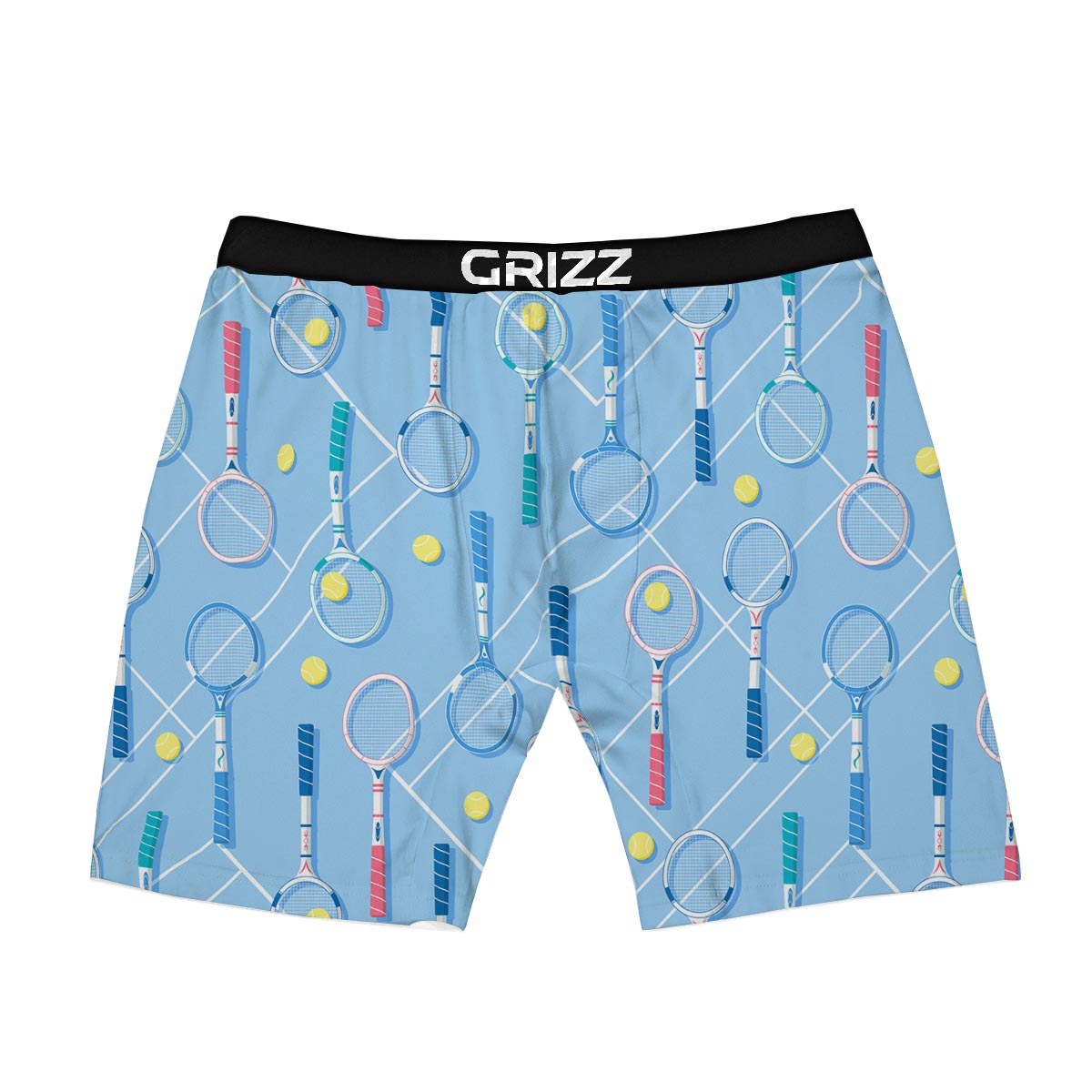 Sport Tennis Print Pattern Boxer Briefs-grizzshop
