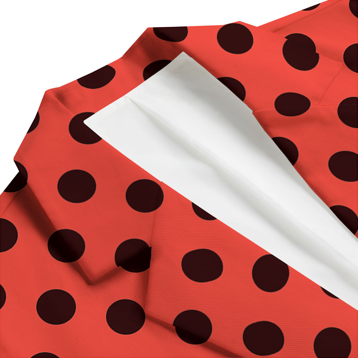 Spots Ladybug Print Pattern Men's Blazer-grizzshop