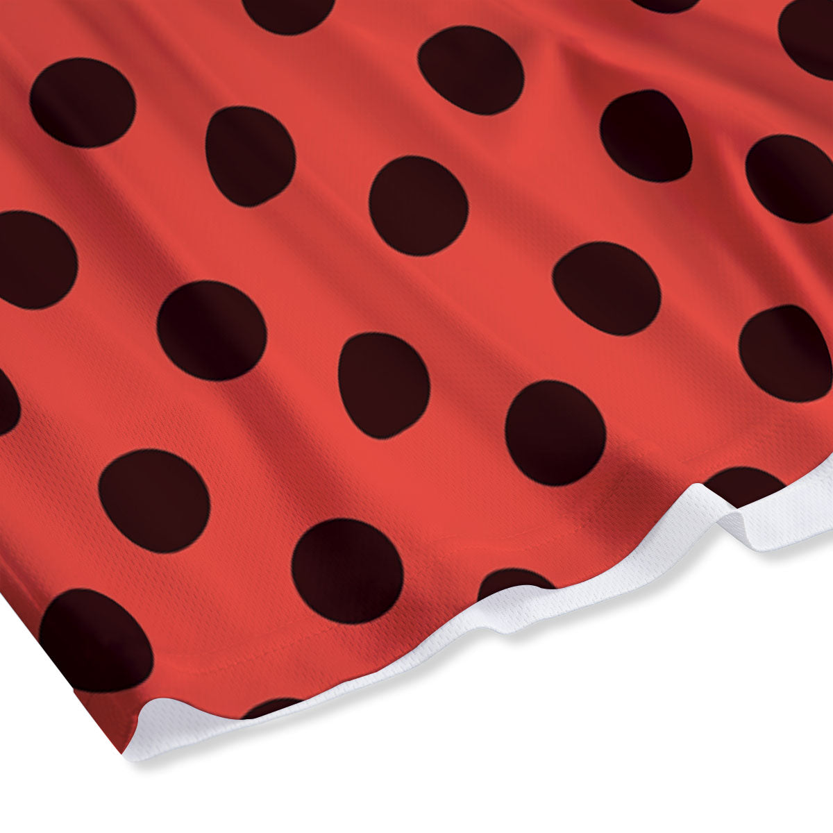 Spots Ladybug Print Pattern Mesh Shorts-grizzshop