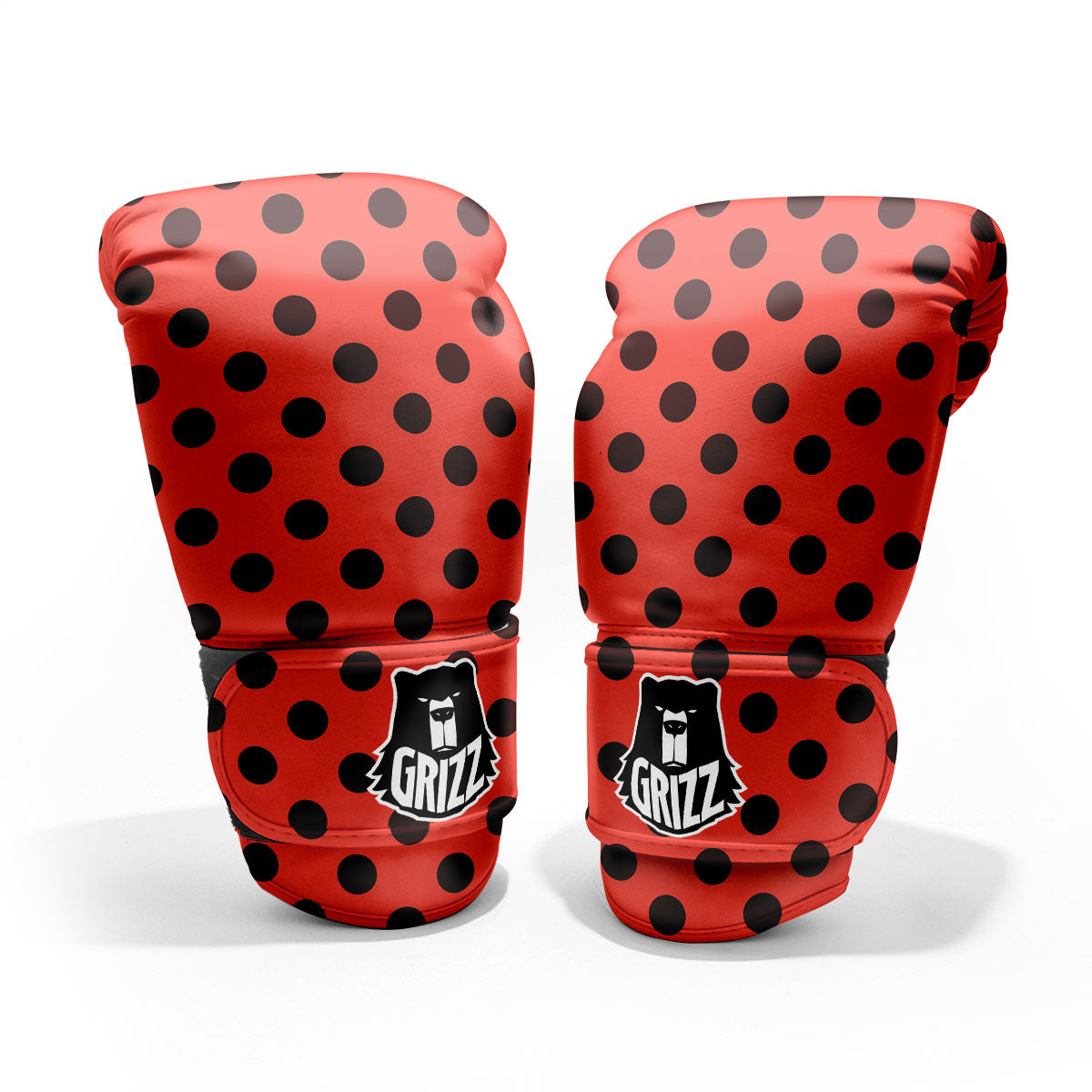 Spots Ladybug Print Pattern Sparring Gloves-grizzshop