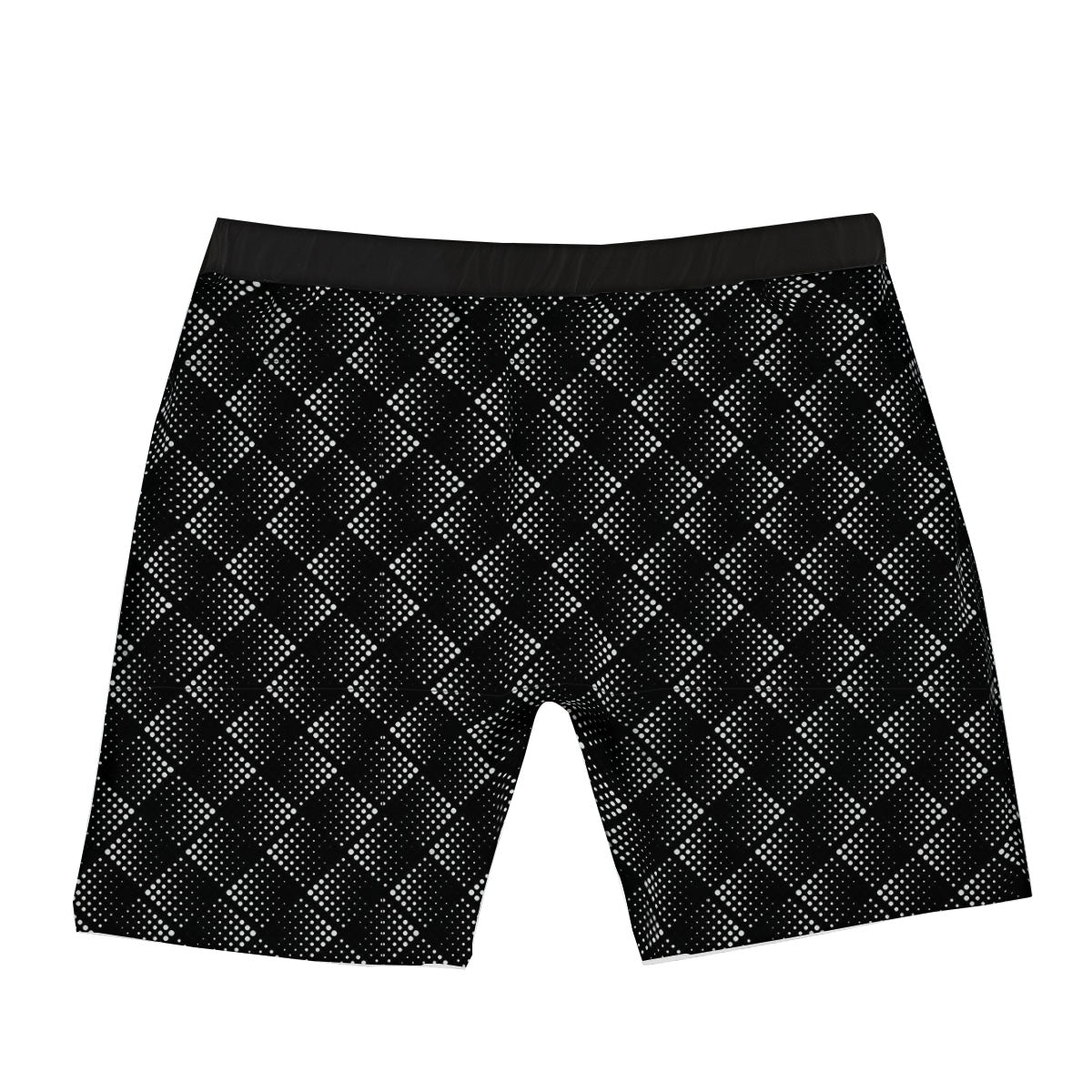 Square Dot Geometric Print Pattern Boxer Briefs-grizzshop