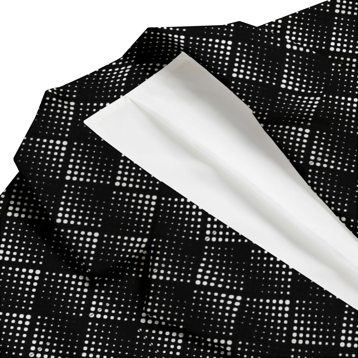 Square Dot Geometric Print Pattern Men's Blazer-grizzshop