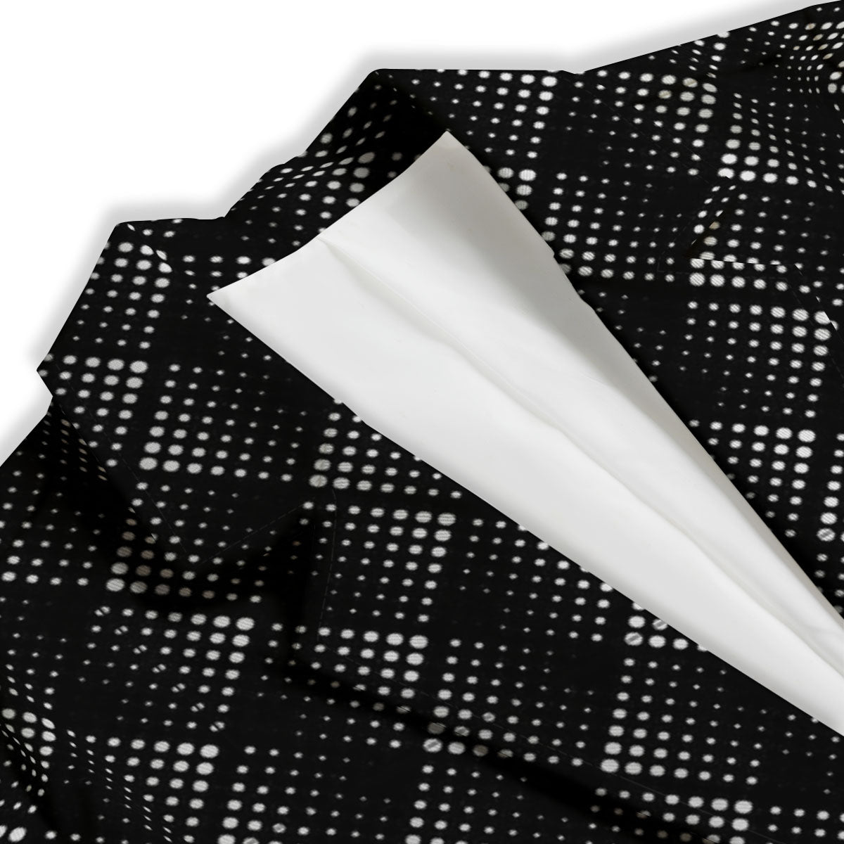 Square Dot Geometric Print Pattern Women's Blazer-grizzshop