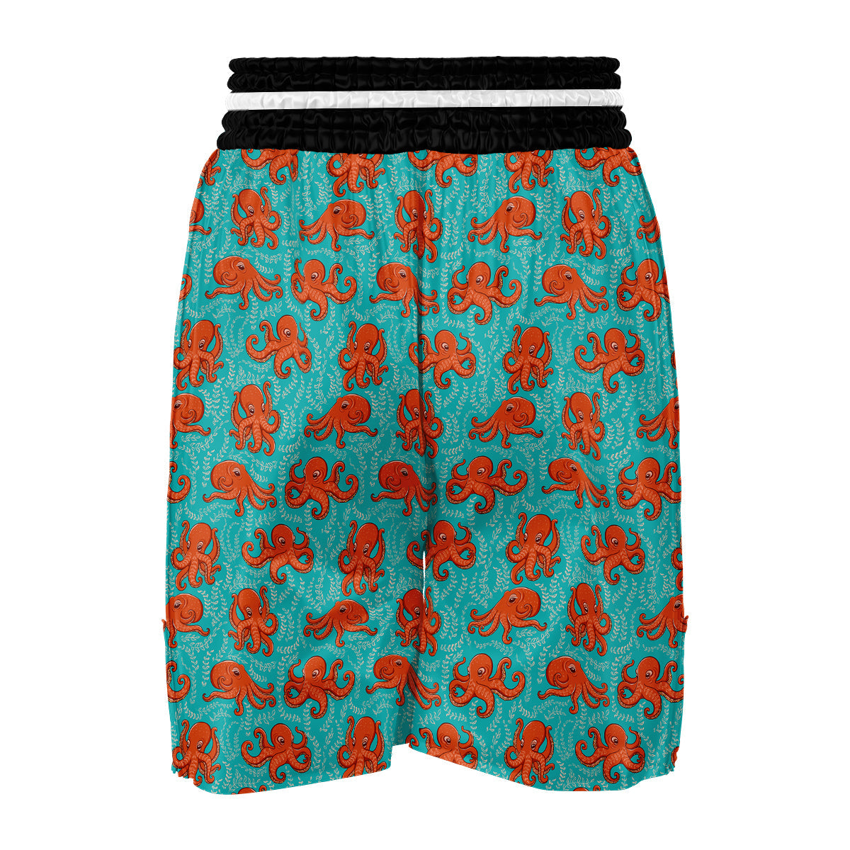 Squid Octopus Tentacle Print Pattern Boxing Shorts-grizzshop