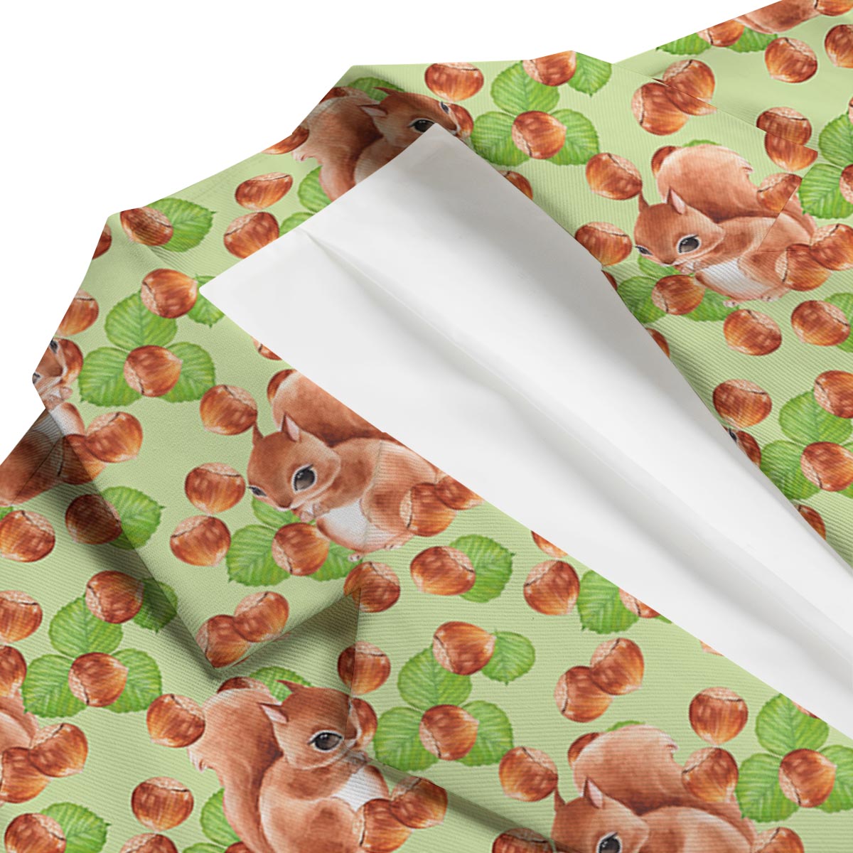 Squirrel Print Men's Blazer-grizzshop